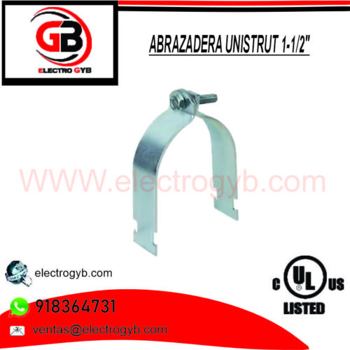 ABRZADERA UNISTRUT 1-1/2″
