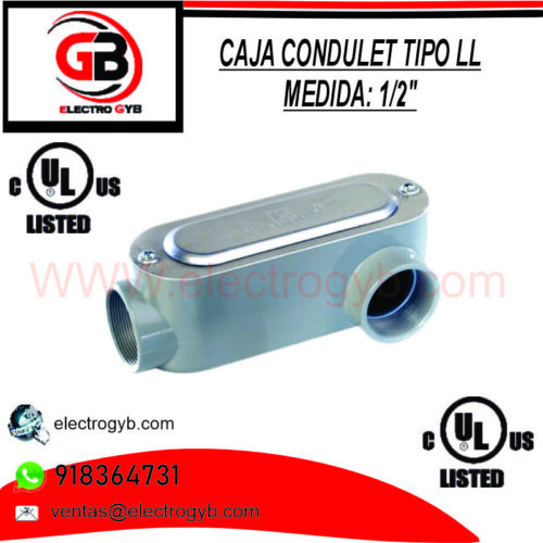 CAJA CONDULET TIPO LL 1/2″