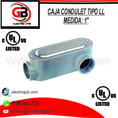 CAJA CONDULET TIPO LL 1″