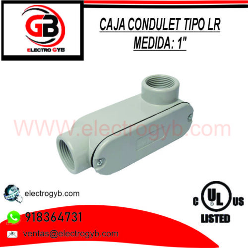 CAJA CONDULET TIPO LR 1″