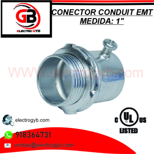 CONECTOR CONDUIT EMT 1″