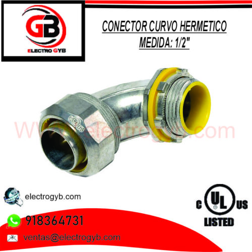 CONECTOR HERMETICO CURVO 1/2″
