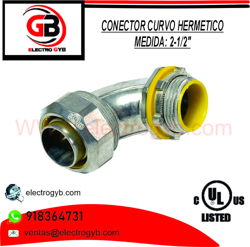 CONECTOR CURVO HERMETICO 21-2