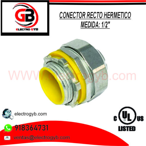 CONECTOR RECTO HERMETICO 1/2″