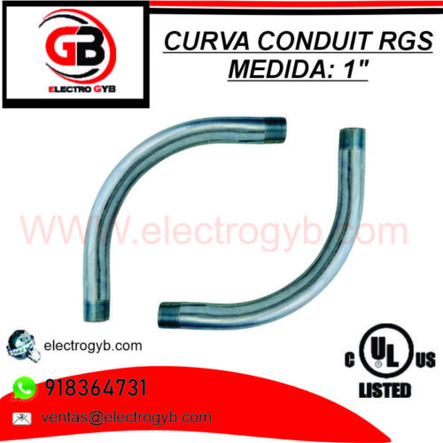 CURVA CONDUIT RGS 1″