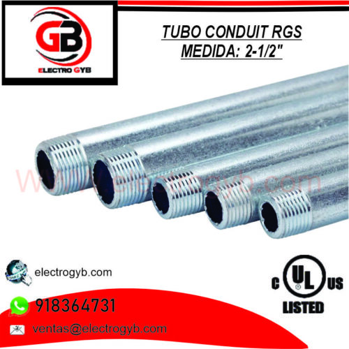 TUBO CONDUIT RGS 2-1/2″