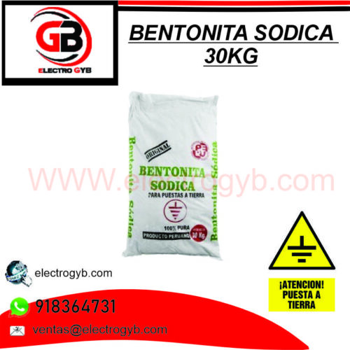 BENTONITA SODICA SACO 30KG