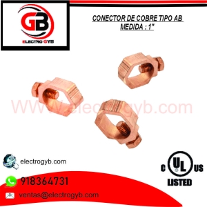 CONECTOR DE COBRE TIPO AB 1″