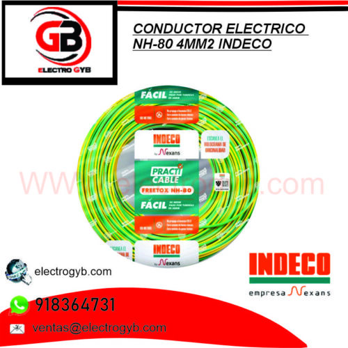 CABLE NH-80 450/750V 4MM2 FREETOX – INDECO